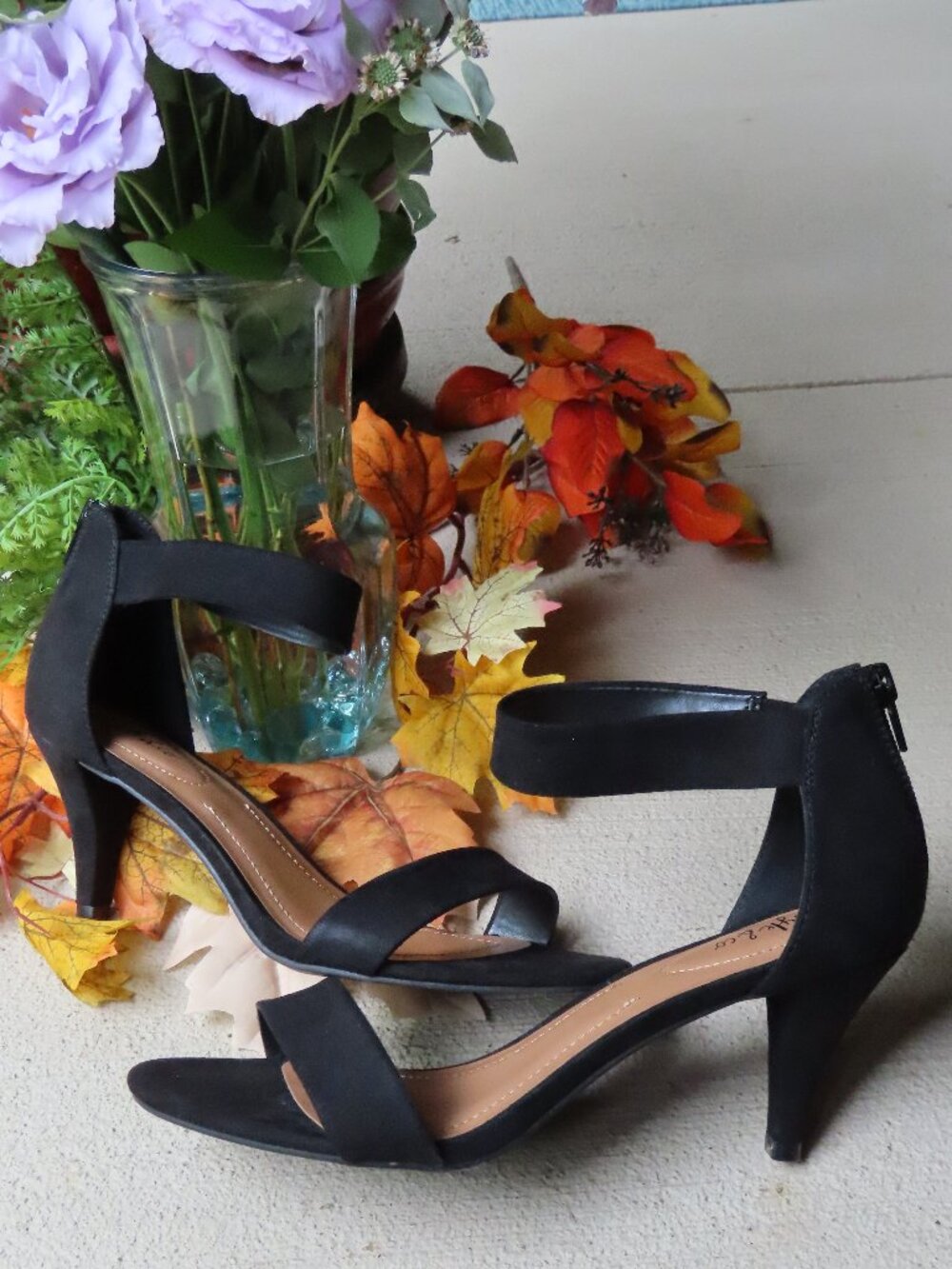 Black strappy sandal